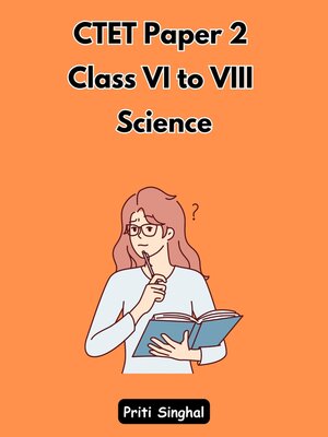 cover image of CTET Paper 2 Class VI to VIII Science
